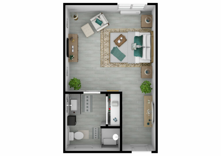 Azalea memory care suite floor plan