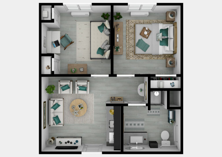 Peachtree senior living suite floor plan